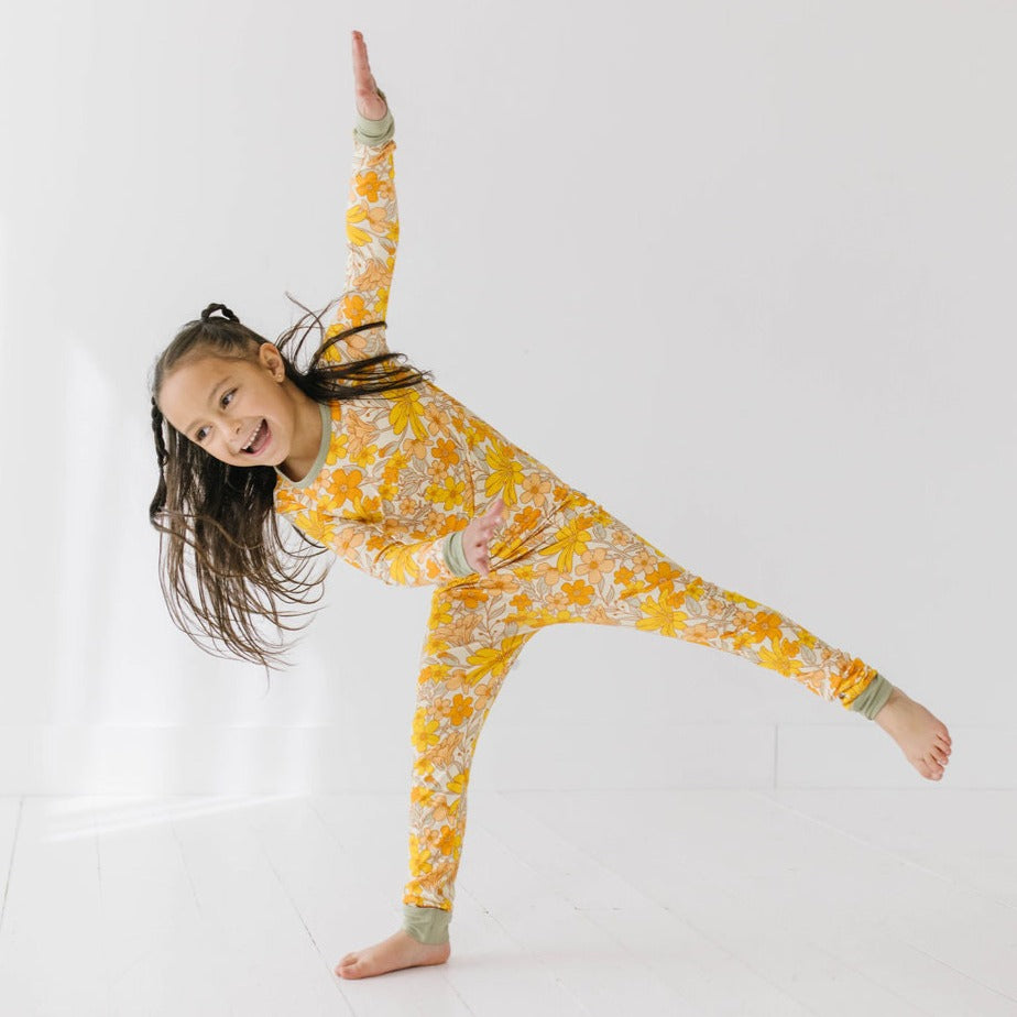 Fallin’ for Blooms Two Piece Kid's Jammie Set