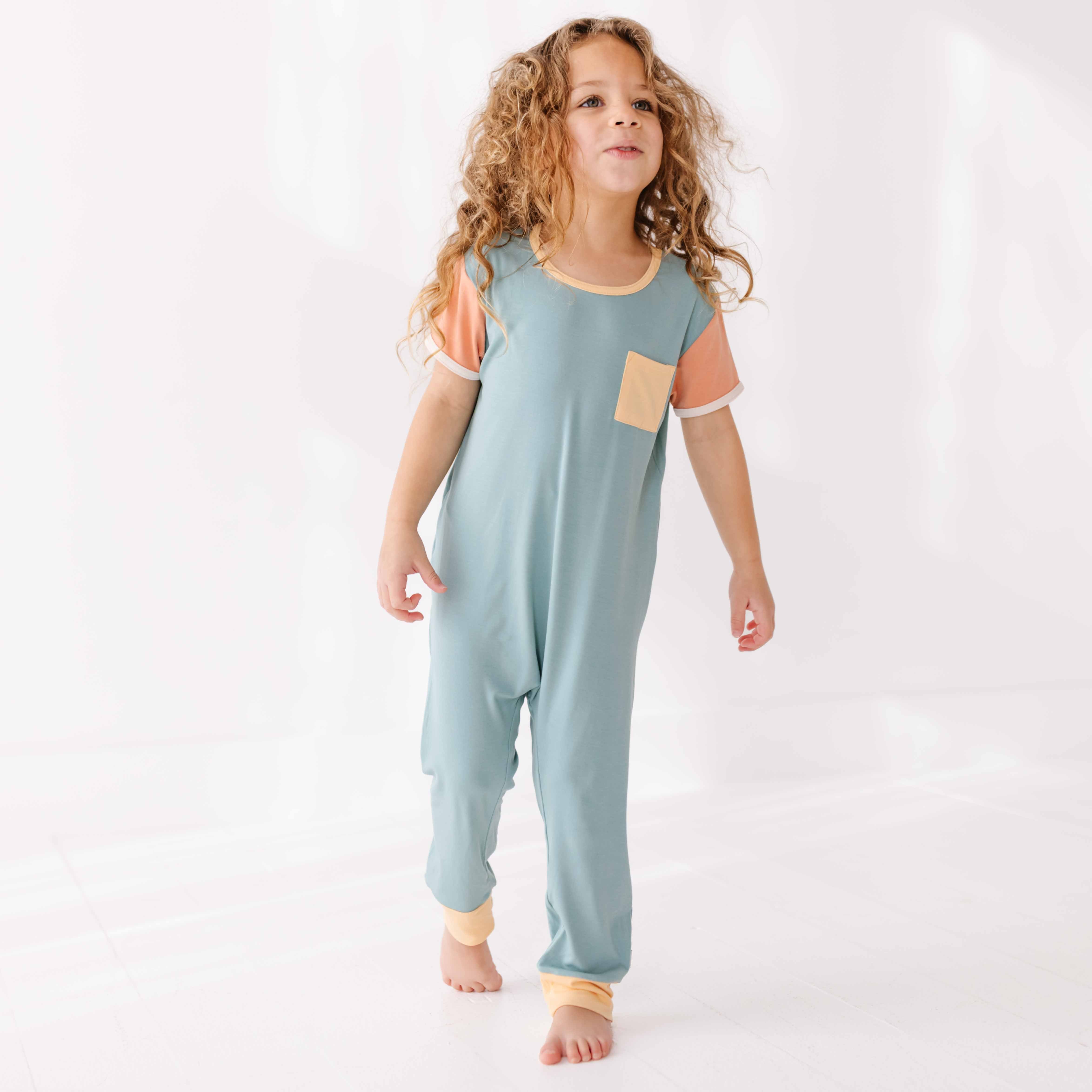 Blush and Breeze Short Long Romper