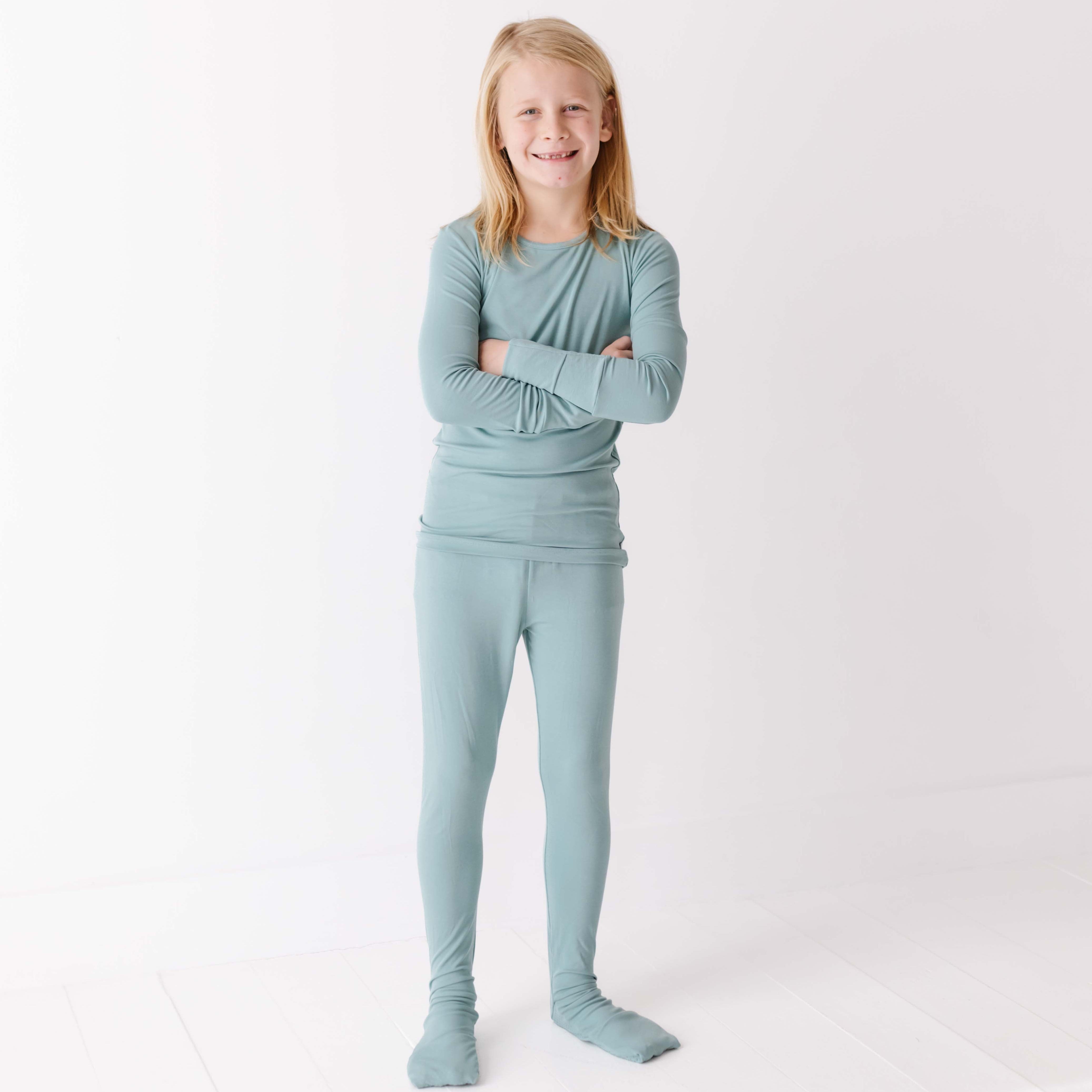 Moonlit Mist All Wrapped Up Kid's Two Piece Jammie Set