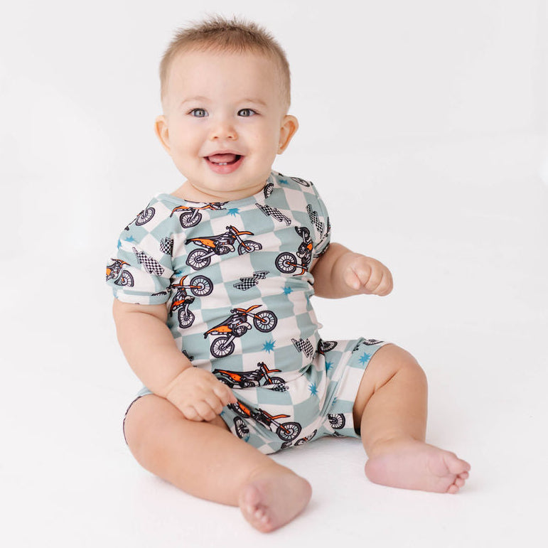 Race Day Shorty Romper Luxe Edition | Cotton Bamboo Blend