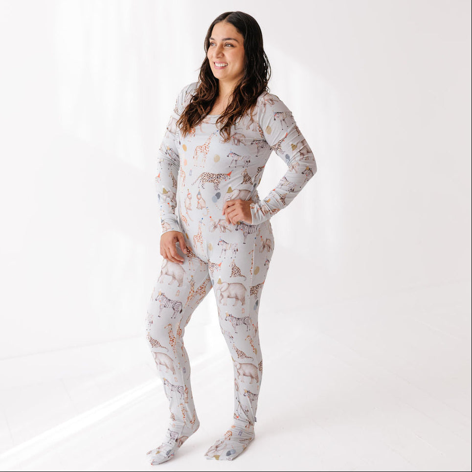 Party At The Zoo At Your Leisure Essential Adult Romper