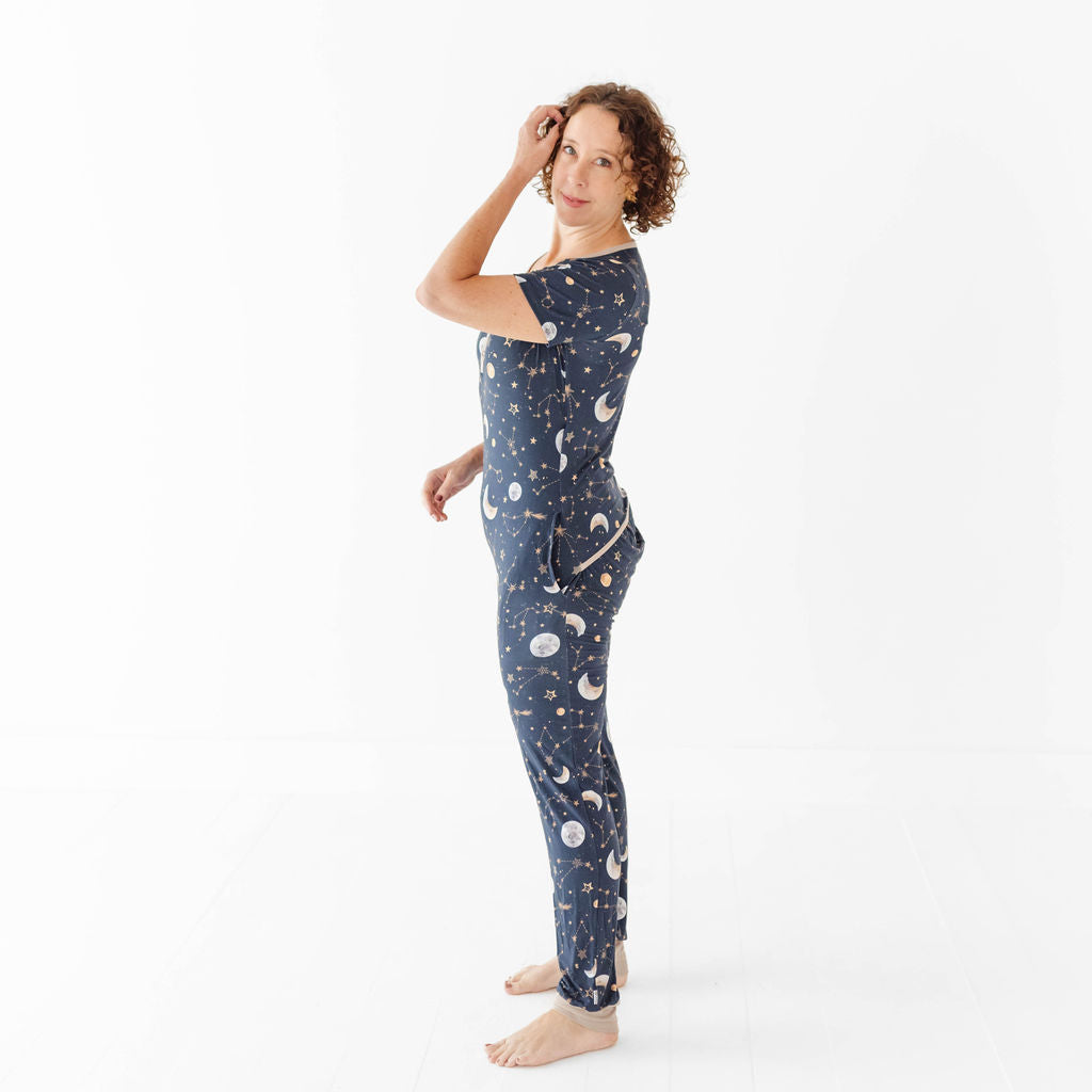 Starry Night At Your Leisure Adult Short Long Romper