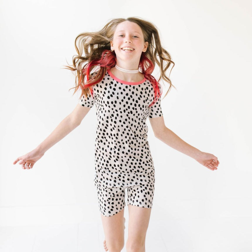 Pebbles Two Piece Kid's Short Jammie Set (6-12/14)