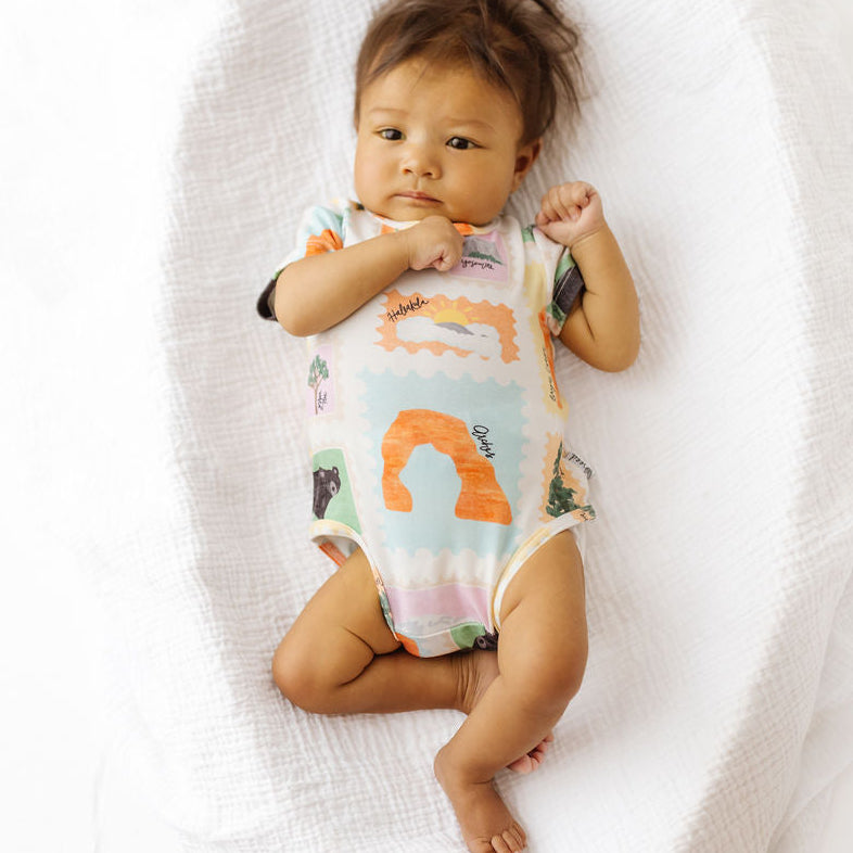 Road Trip Short Sleeve Snuggle Bug Bodysuit