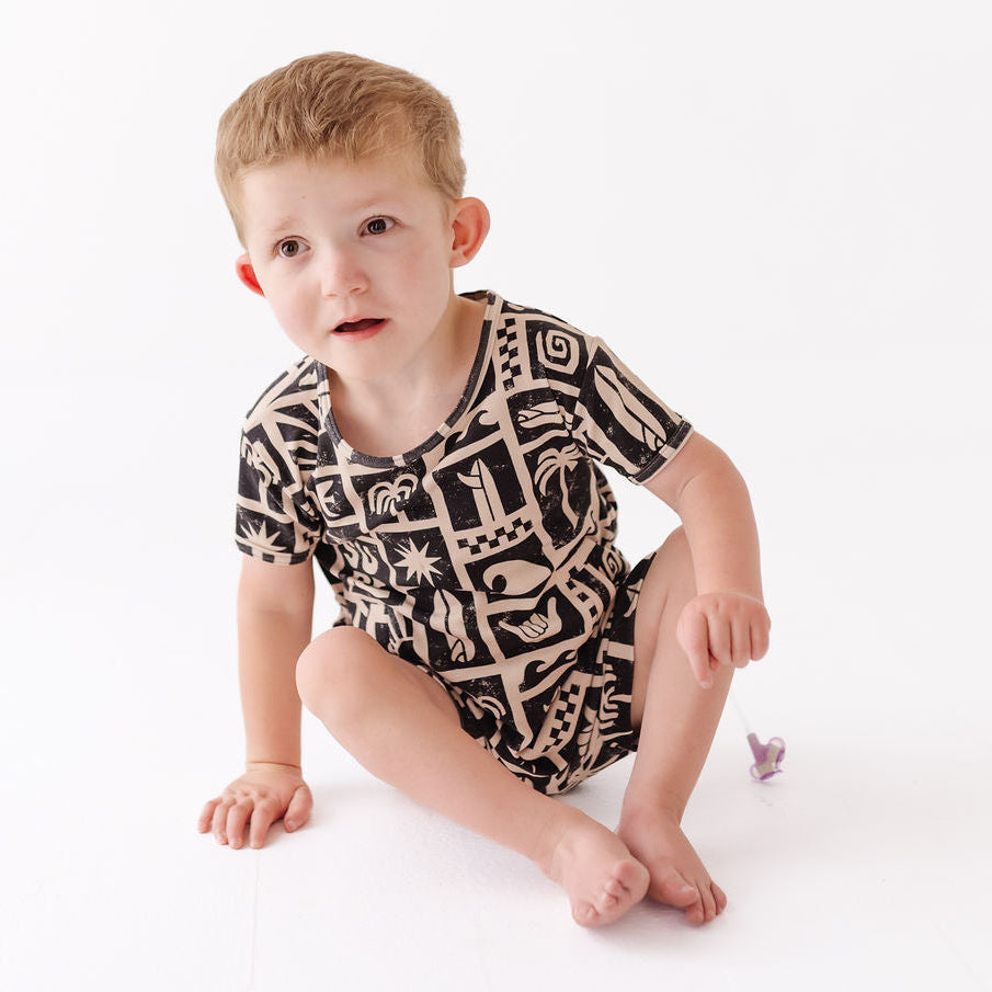 Hang Ten Adaptive Tube Access Shorty Romper Luxe Edition | Cotton Bamboo Blend