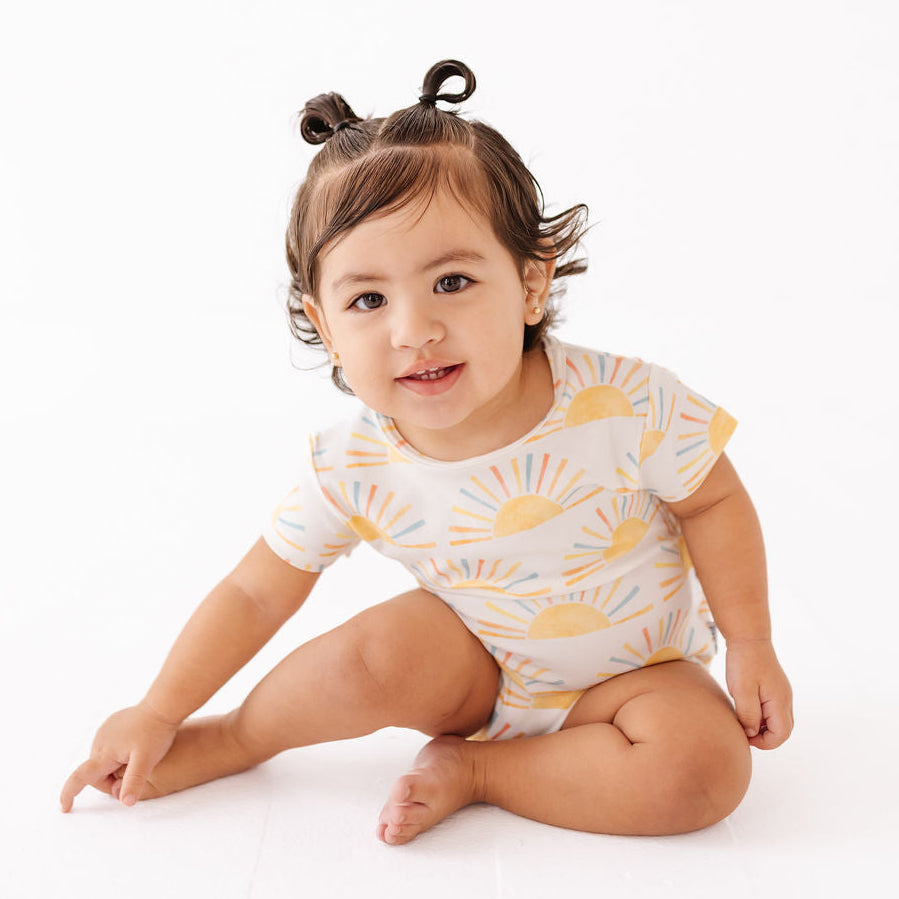 You Are My Sunshine Short Sleeve Snuggle Bug Bodysuit
