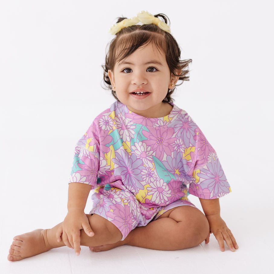 Flower Power CALM CLOUD Short Set
