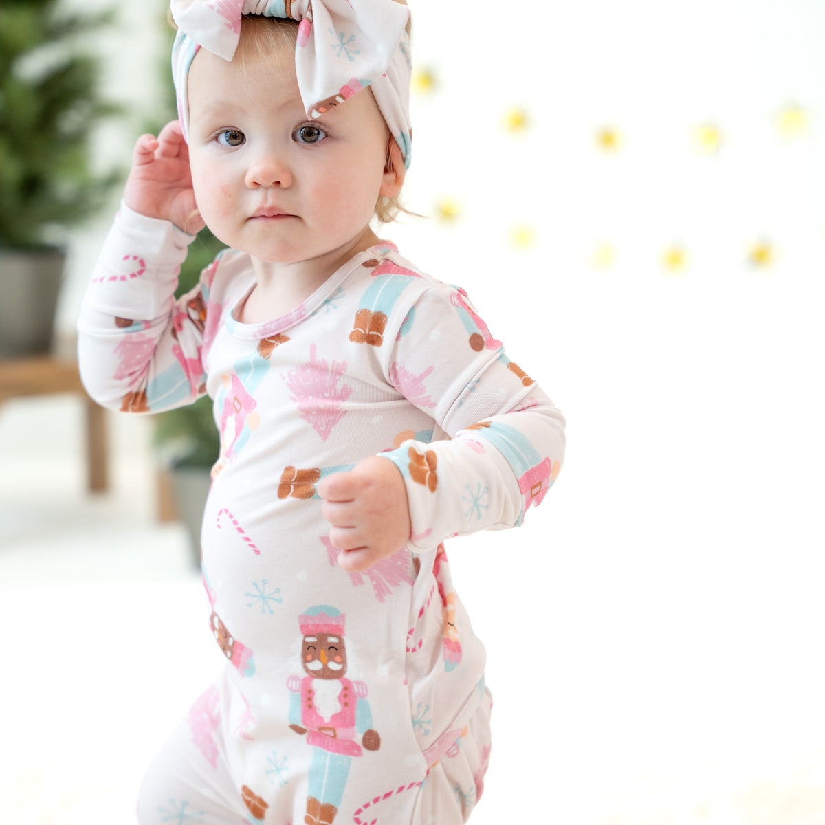 Sugar Plum Soldiers Day to Night Romper Luxe Edition | Cotton Bamboo Blend