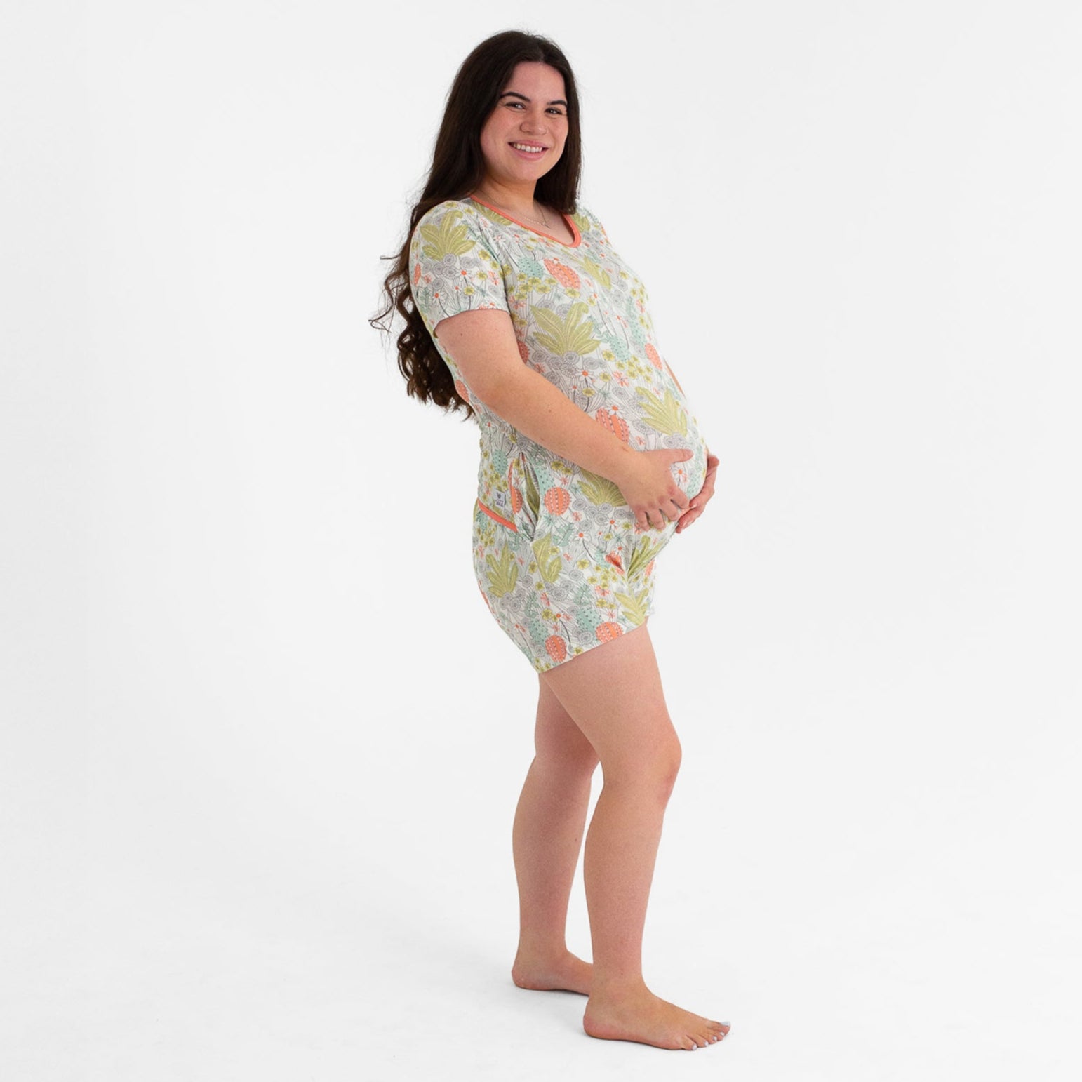 Prickly Petals Adult Shorty Romper