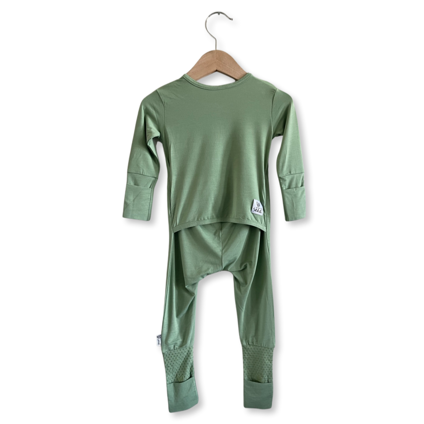 Matcha Day to Night Romper Luxe Edition | Cotton Bamboo Blend