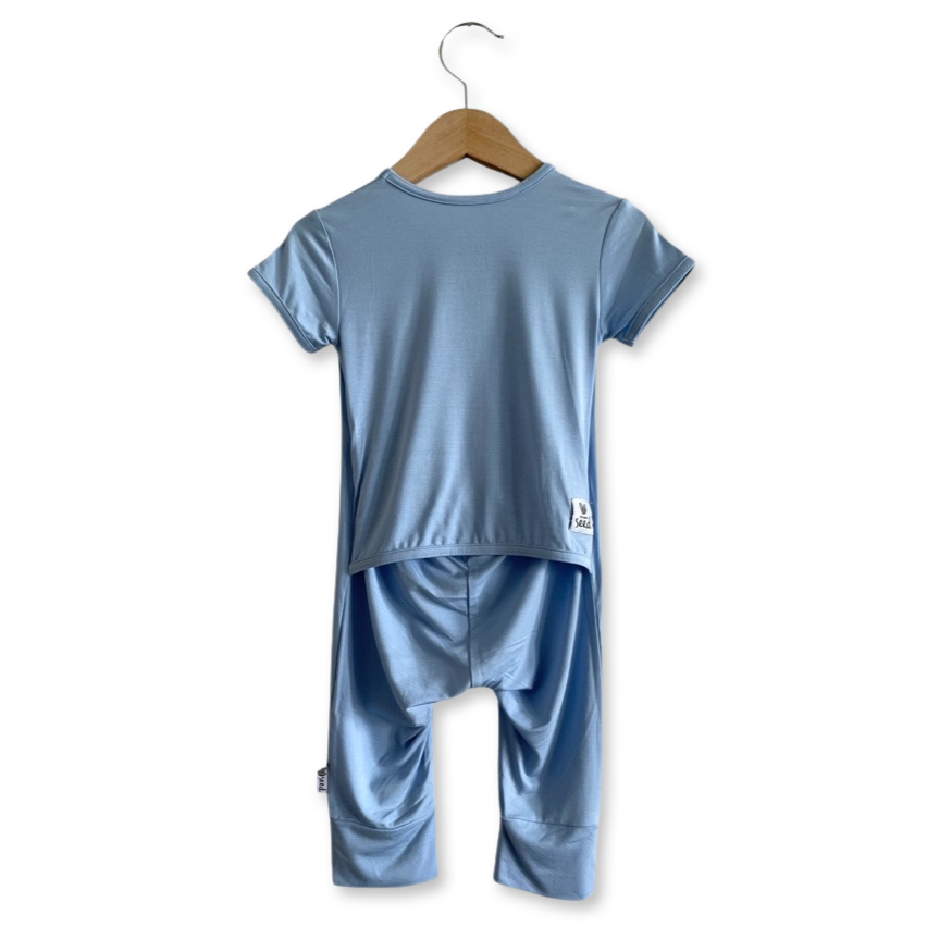 Not A Cloud In The Sky Short Long Romper