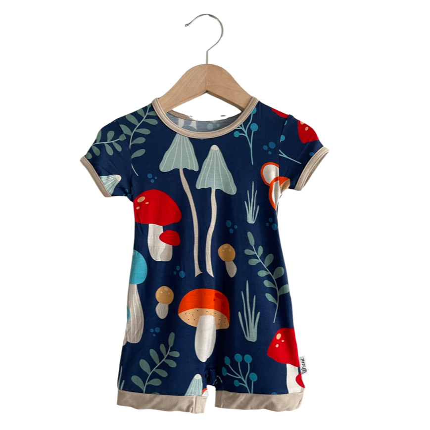 Toadstool Shorty Romper