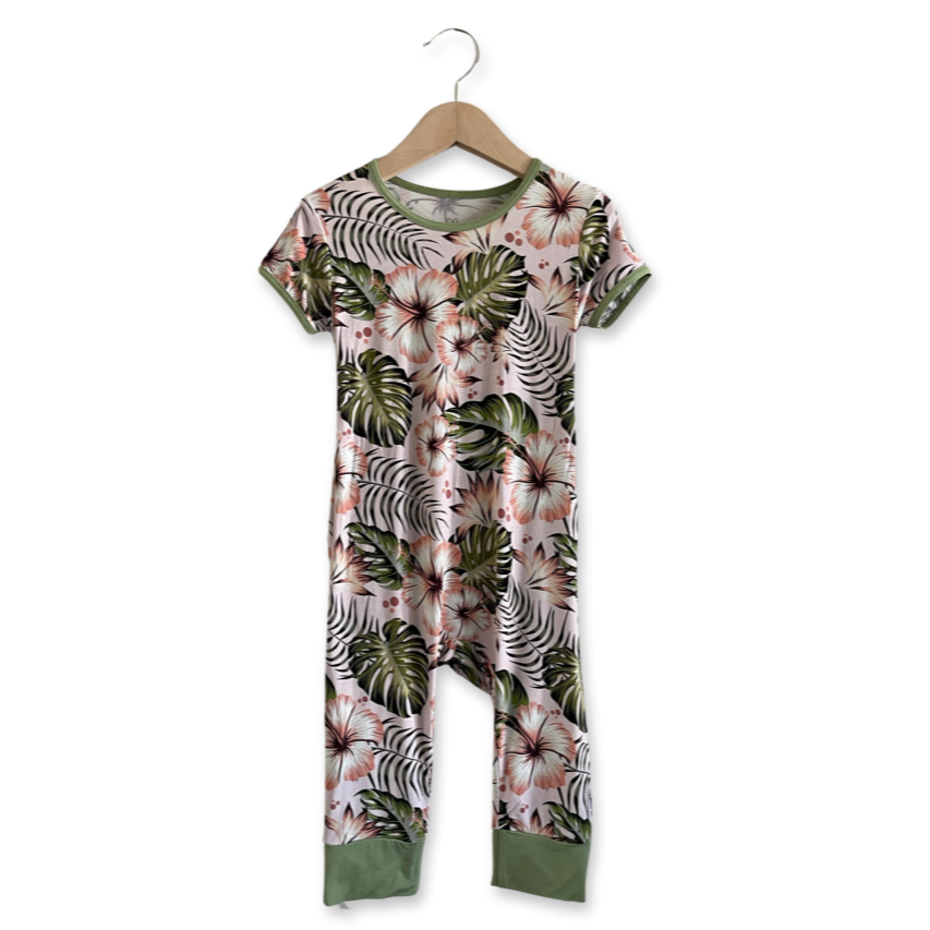 Off to Hawaii Short Long Romper