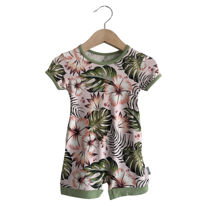 Off to Hawaii Shorty Romper