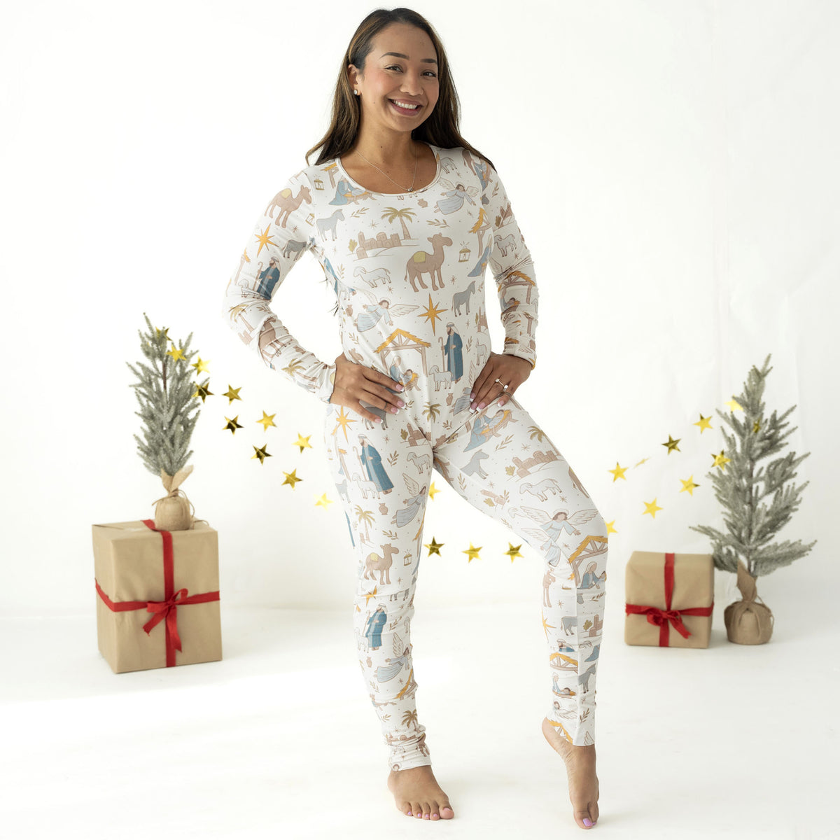 Away In The Manger At Your Leisure Essential Adult Romper