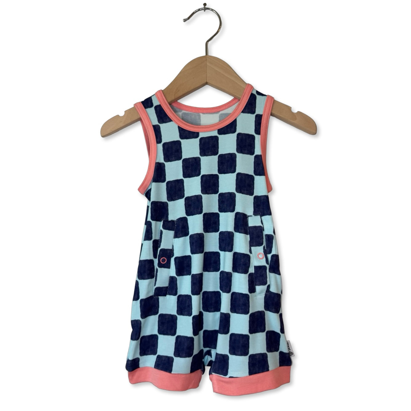 Block N' Pop Adaptive Tube Access Sleeveless Shorty Romper
