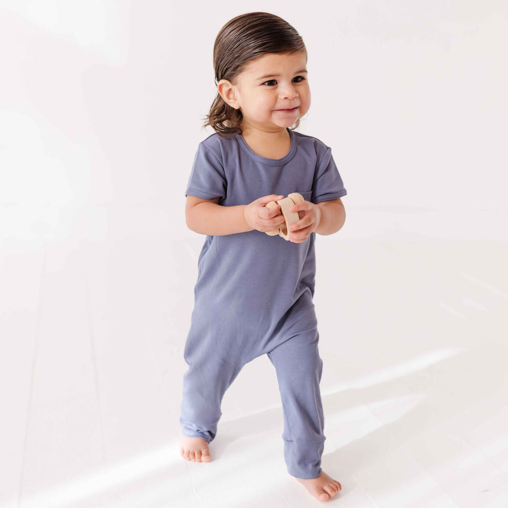 Storm Short Long Romper Luxe Edition | Cotton Bamboo Blend