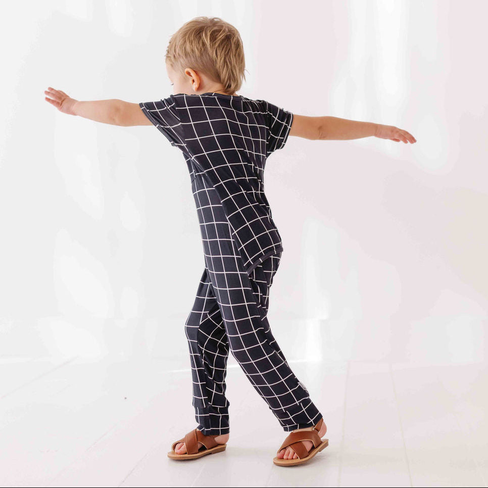 Fine Lines Short Long Romper