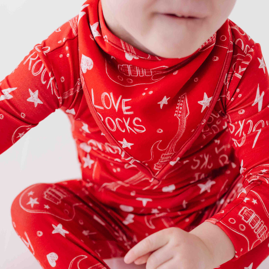 Love Rocks Bandana Bib