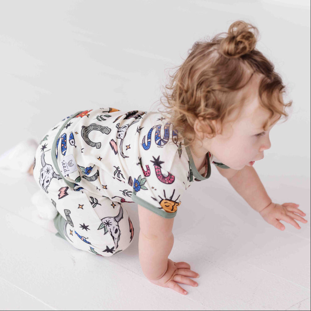 High Noon Short Long Romper Luxe Edition | Cotton Bamboo Blend