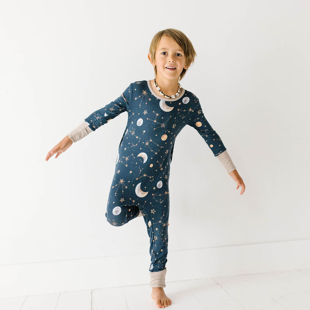 Starry Night Kid's Day to Night Romper