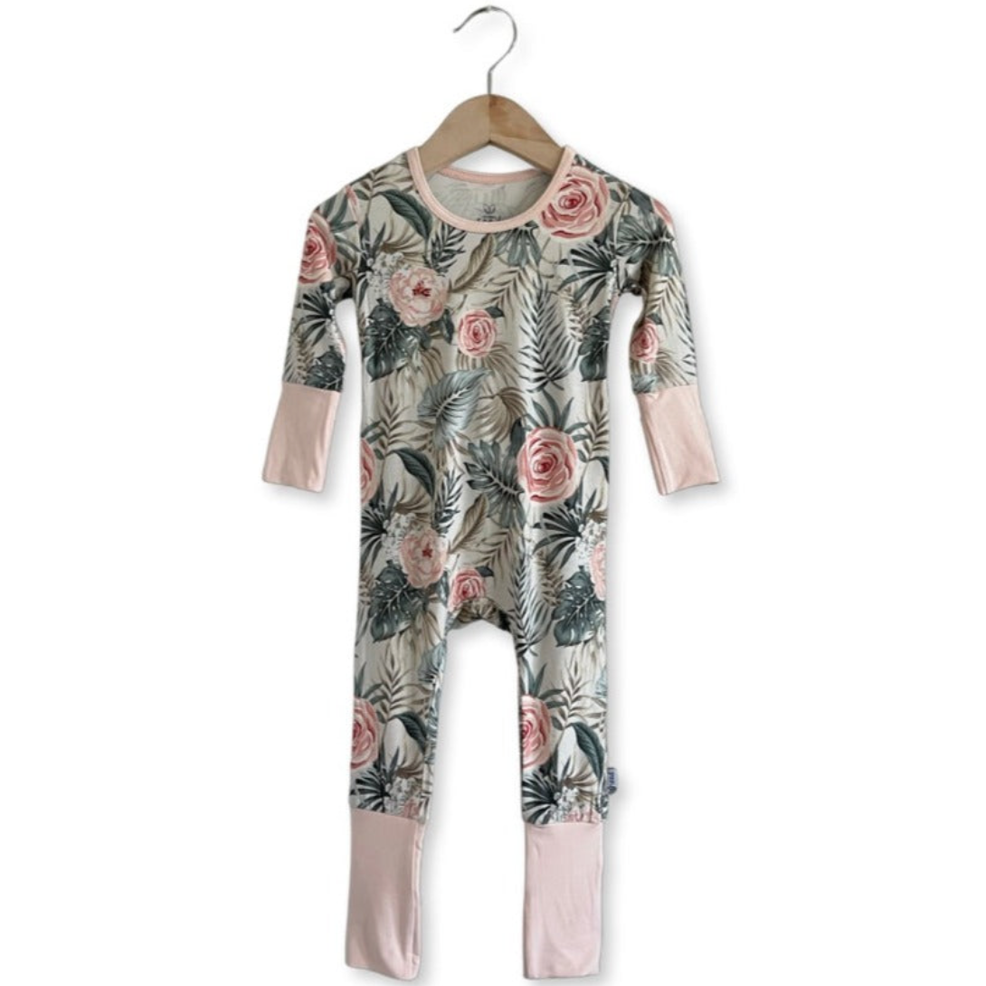 Peony Tropic Big Kid's Day to Night Romper