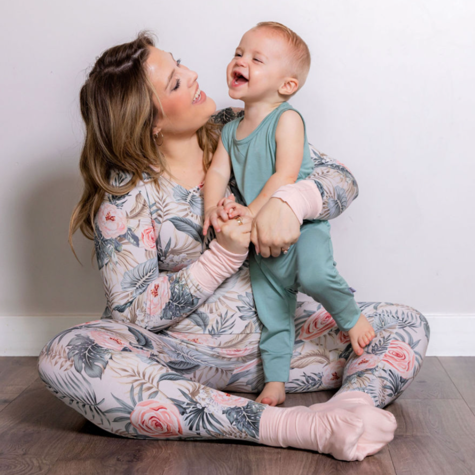 Sage Sleeveless Romper