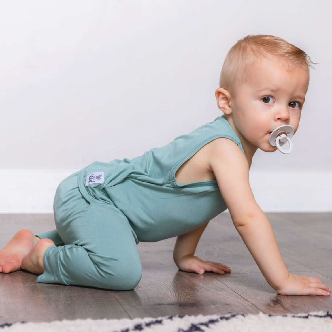 Sage Sleeveless Romper
