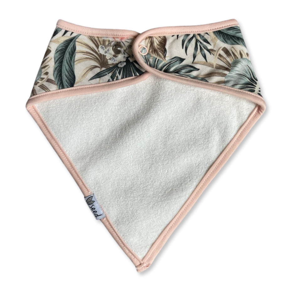 Peony Tropic Bandana Bib