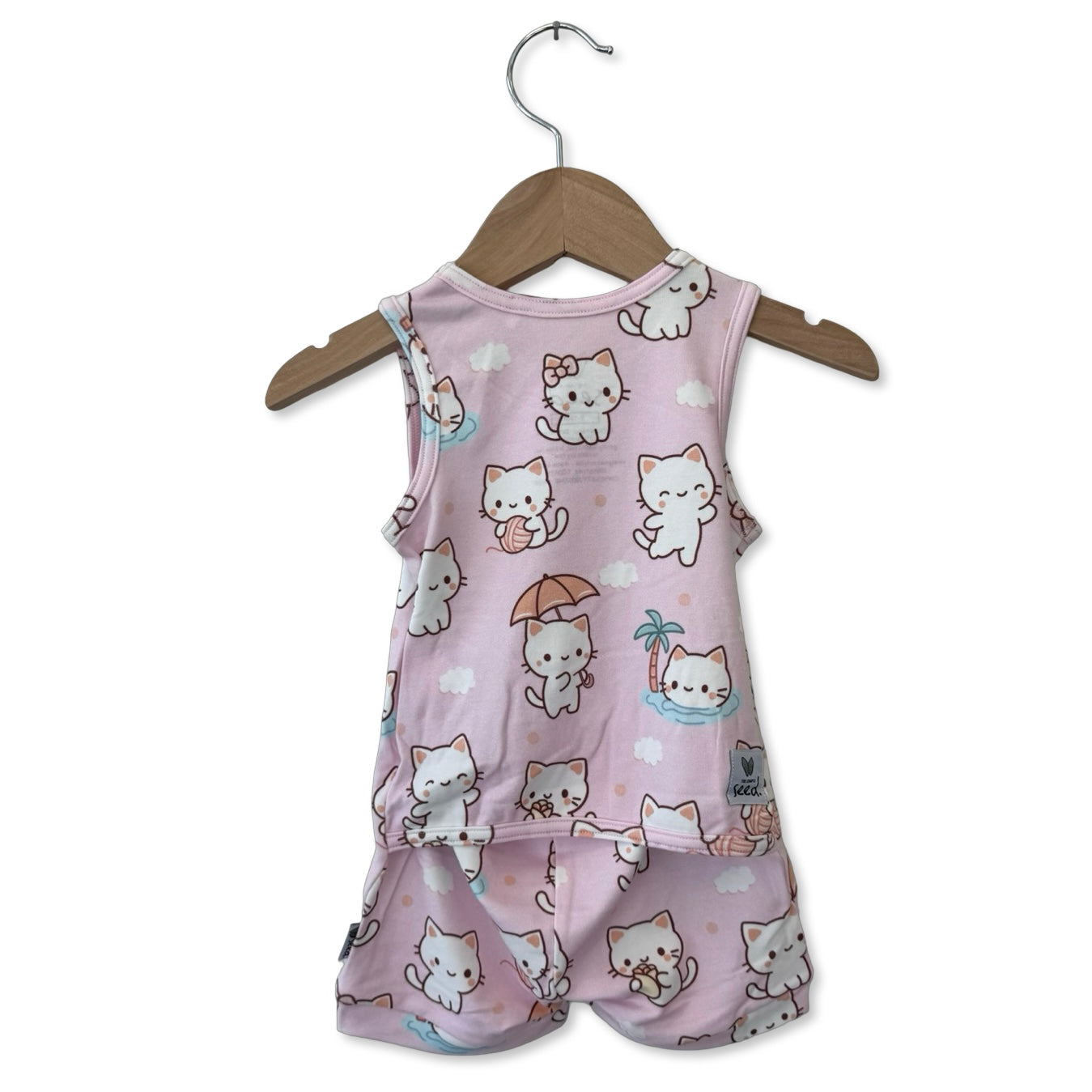 Kitty Daydream Adaptive Tube Access Sleeveless Shorty Romper
