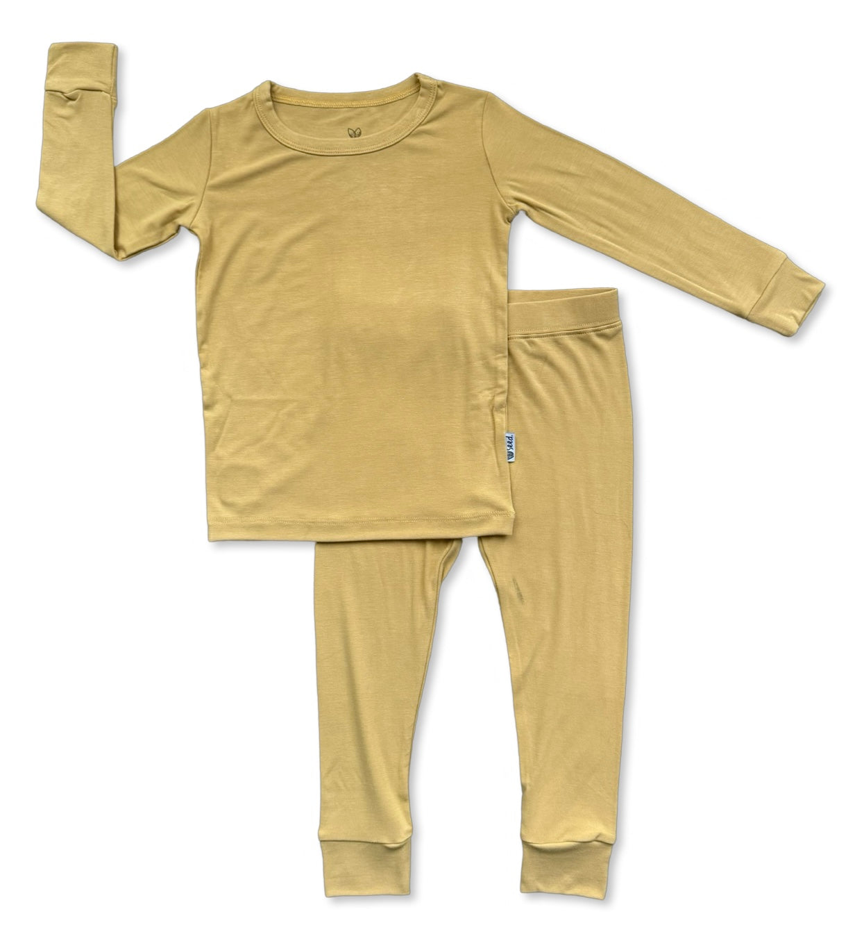 Honeycomb Mini Ribbed Two Piece Jammie Set (18-24 mth- 5T)