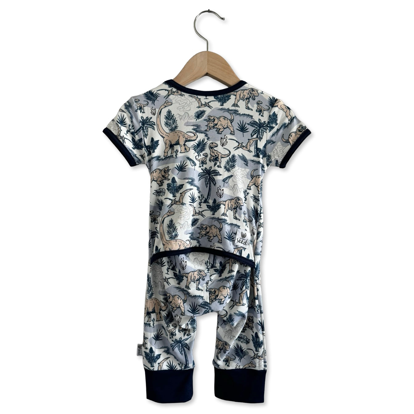 Jurassic Jungle Short Long Romper