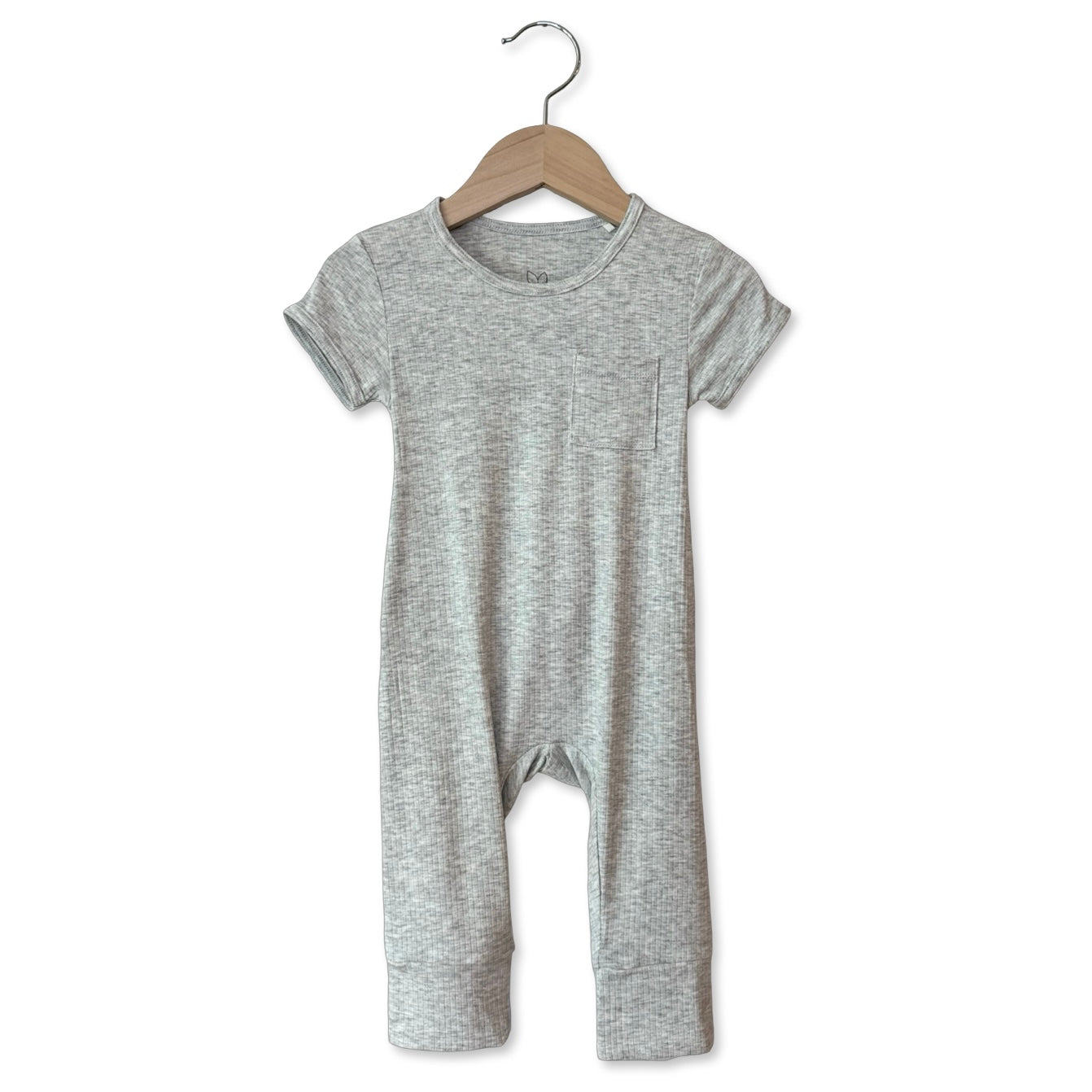 Salt Ribbed Short Long Romper