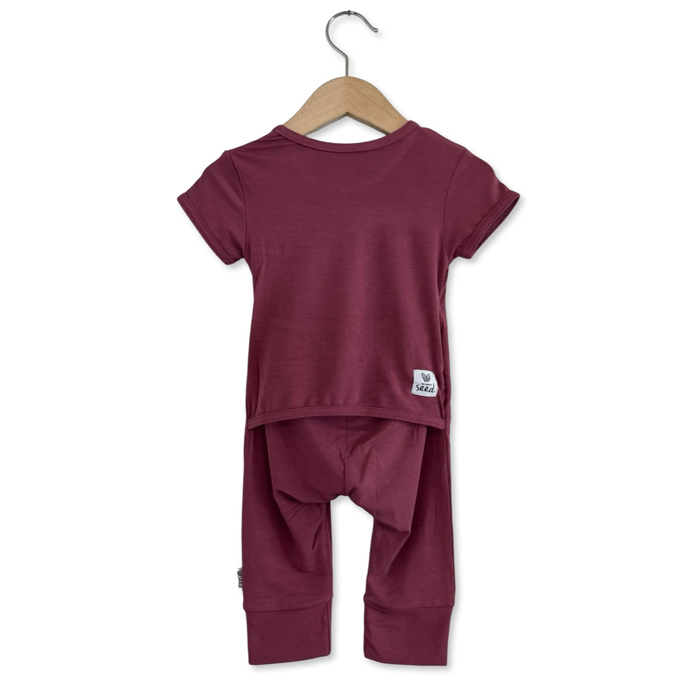 Maroon Short Long Romper