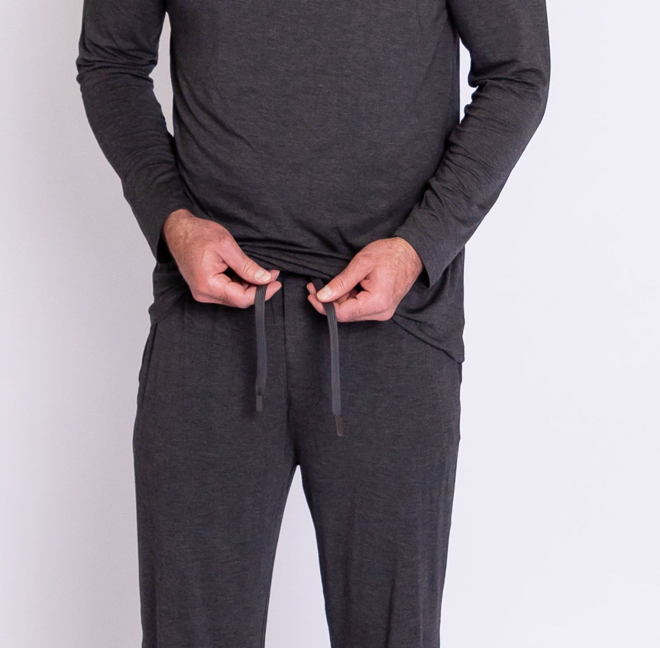 Charcoal Two Piece Relaxed Jammie (3x-5x)