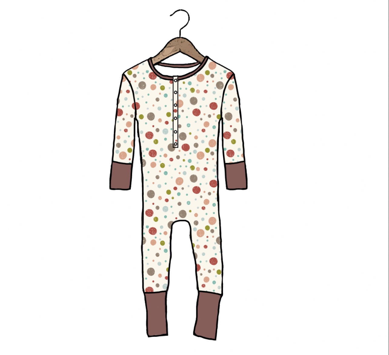 Gumdrop At Your Leisure Snap Down Adult Romper