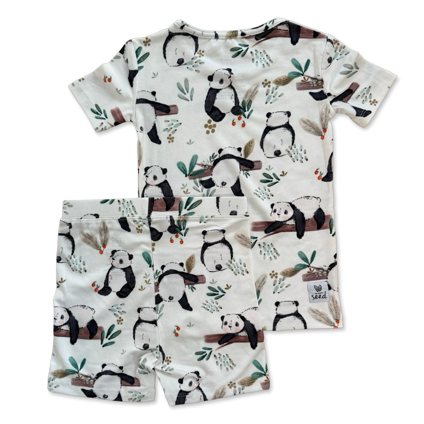 Panda Pals All Wrapped Up Short Two-Piece Set