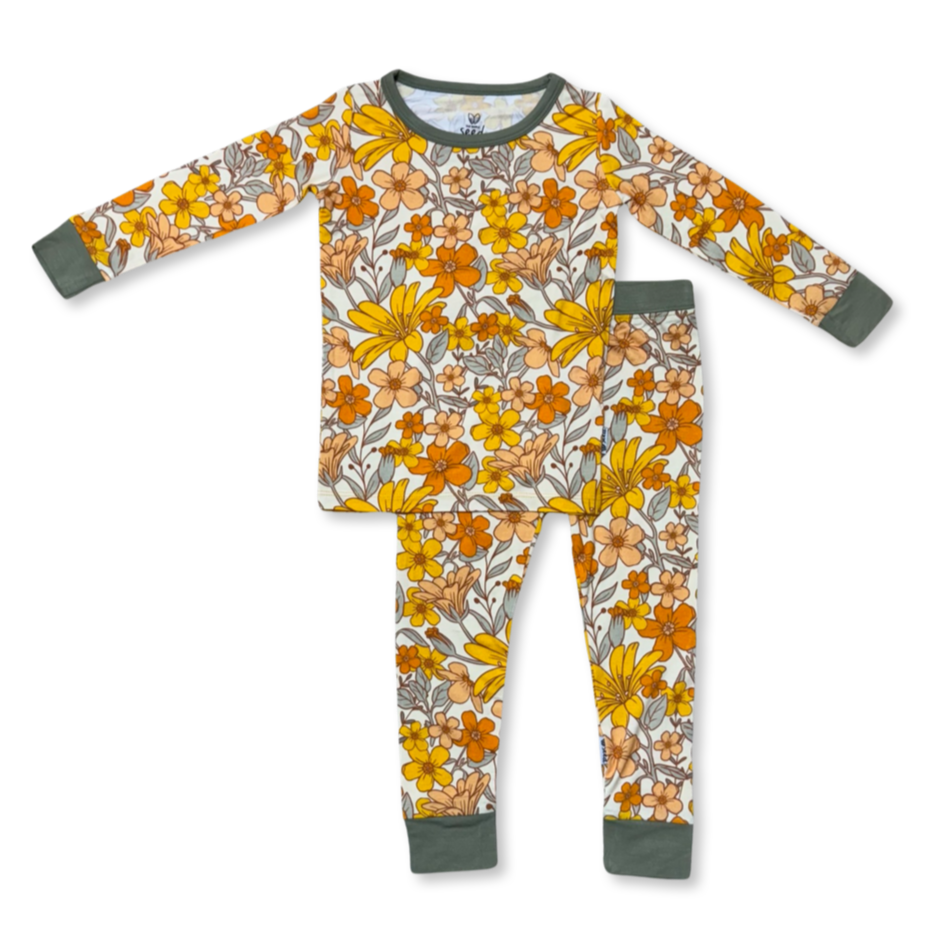 Fallin’ for Blooms Two Piece Kid's Jammie Set