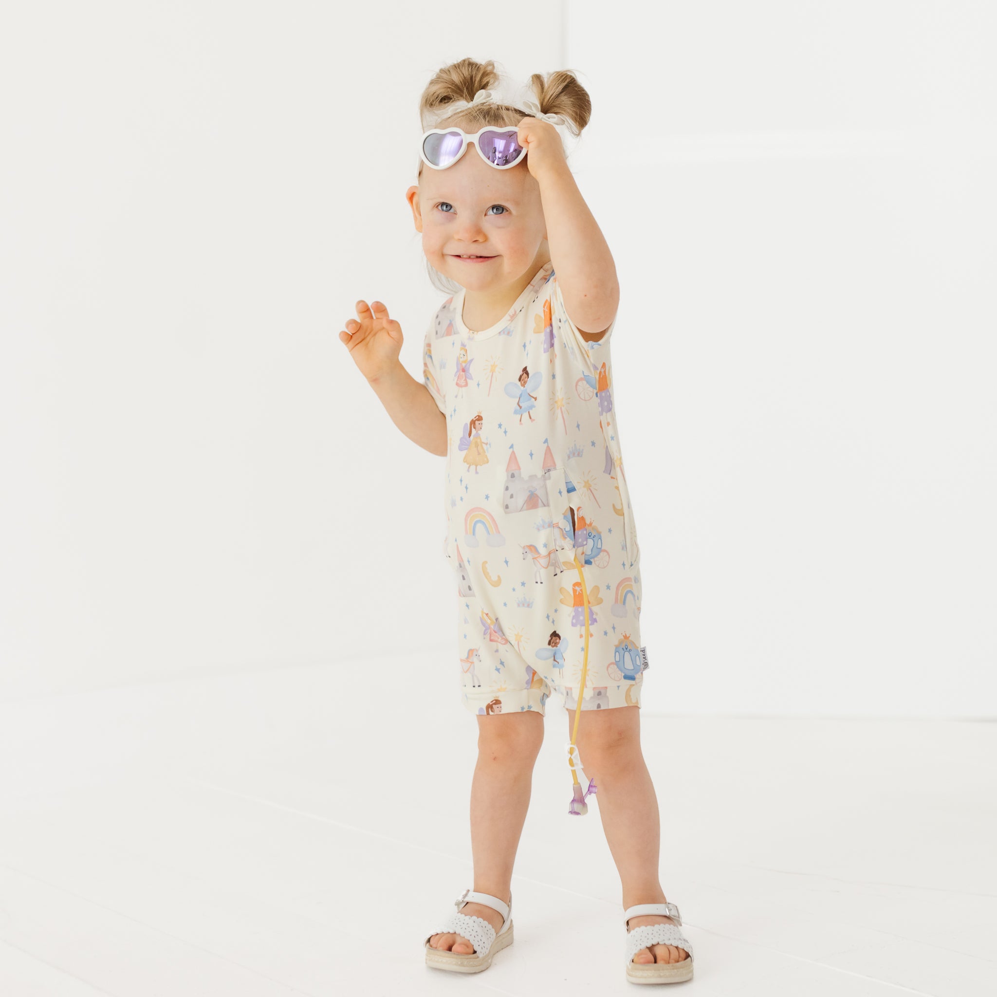 Fairy Princess Adaptive Tube Access Shorty Romper