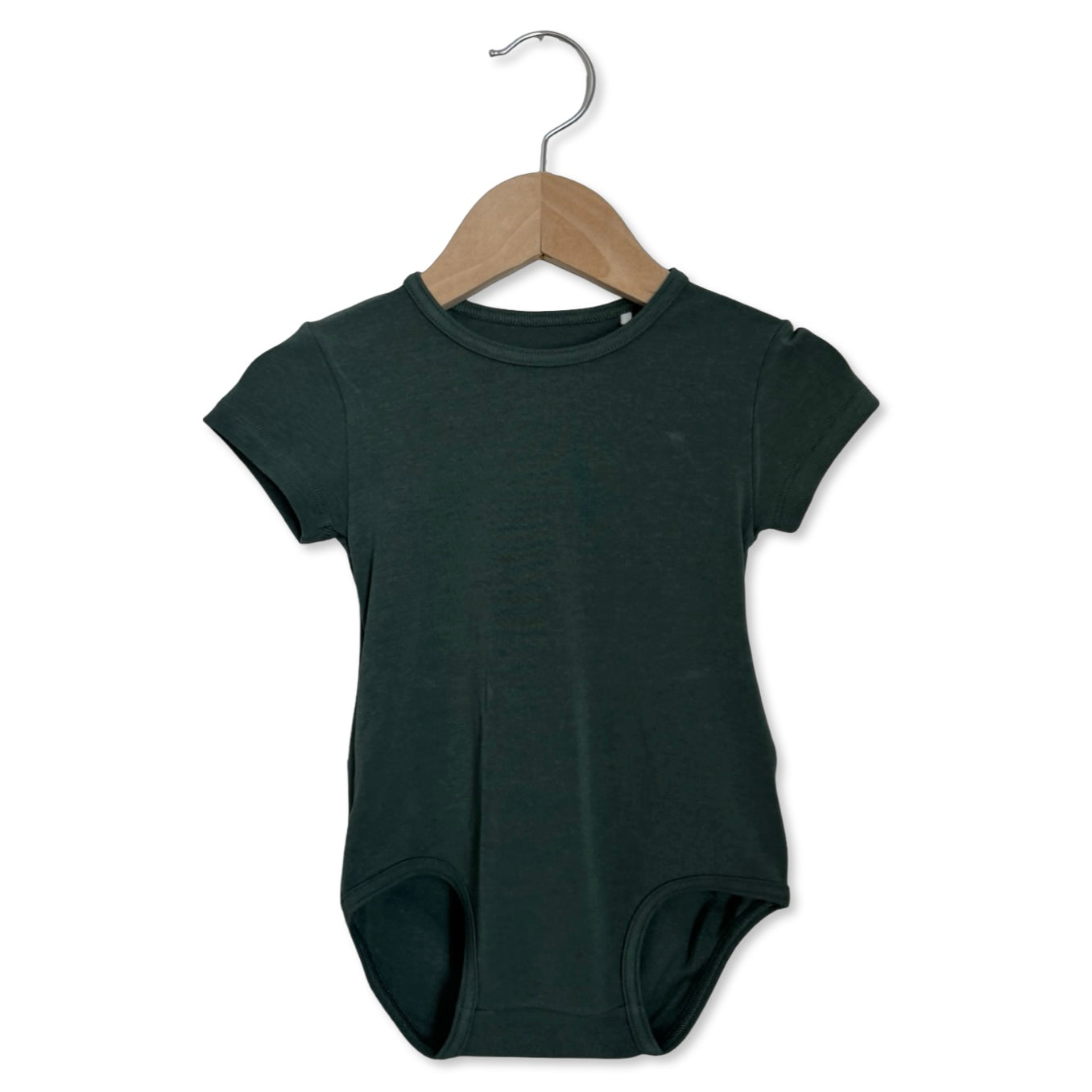 Pine Snuggle Bug Short Sleeve Bodysuit Luxe Edition | Cotton Bamboo Blend