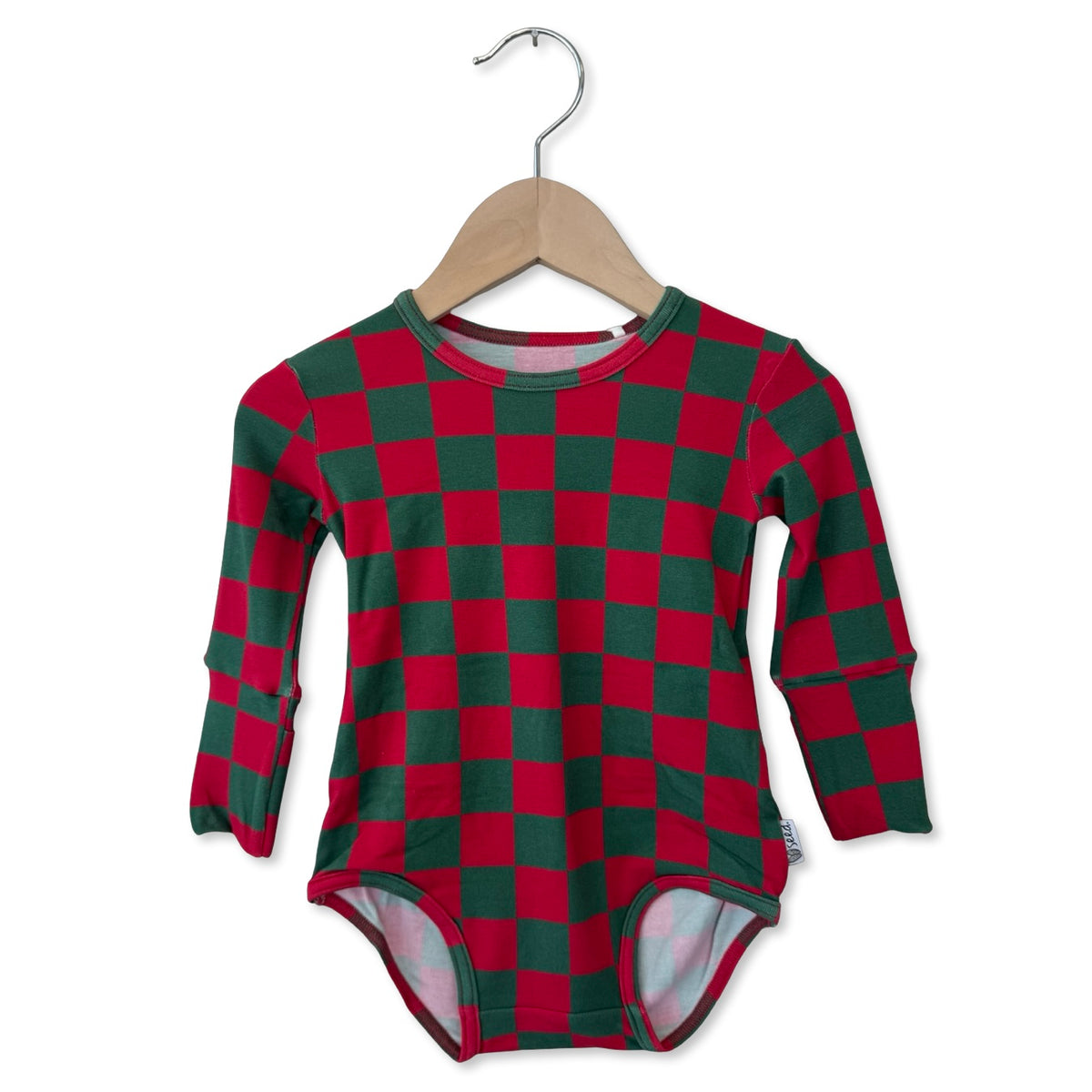 Merry Checkmas Snuggle Bug Long Sleeve Bodysuit