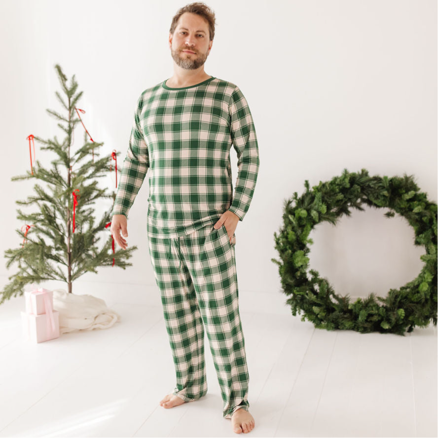 Forest Fir Men's Long Sleeve Two Piece Set
