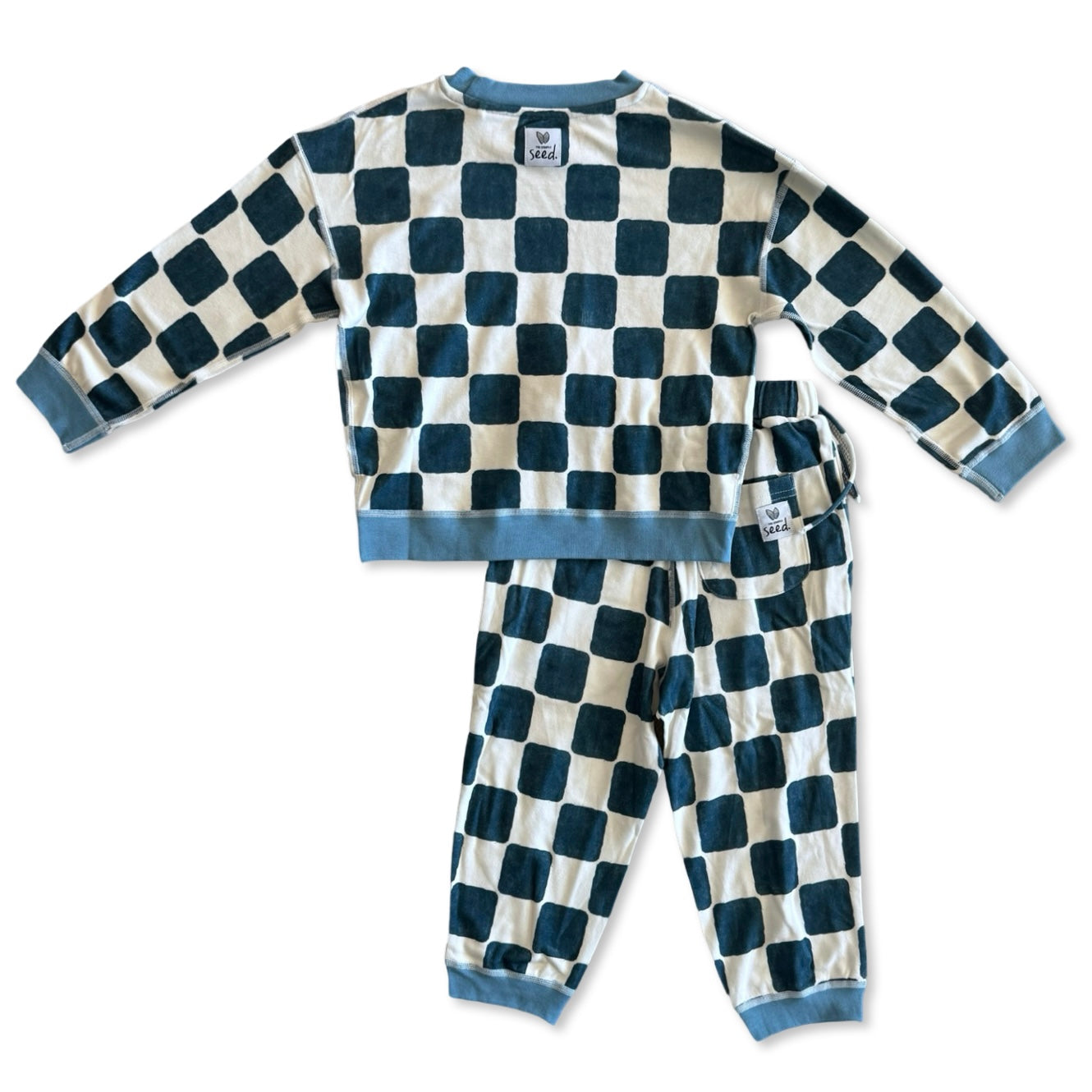 Checker Me Out Calm Cloud Set