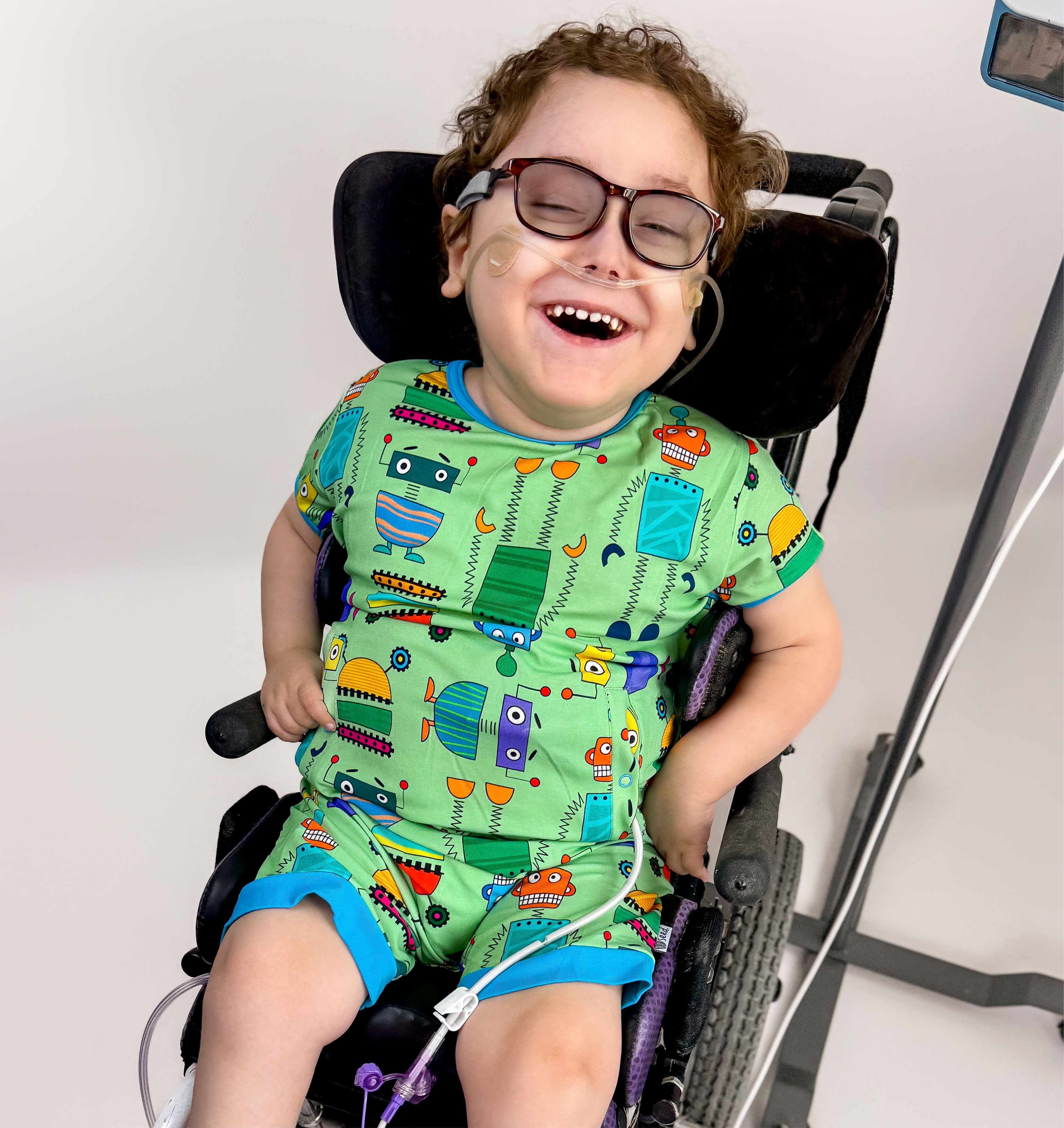 Bot Pop Adaptive Tube Access Shorty Romper
