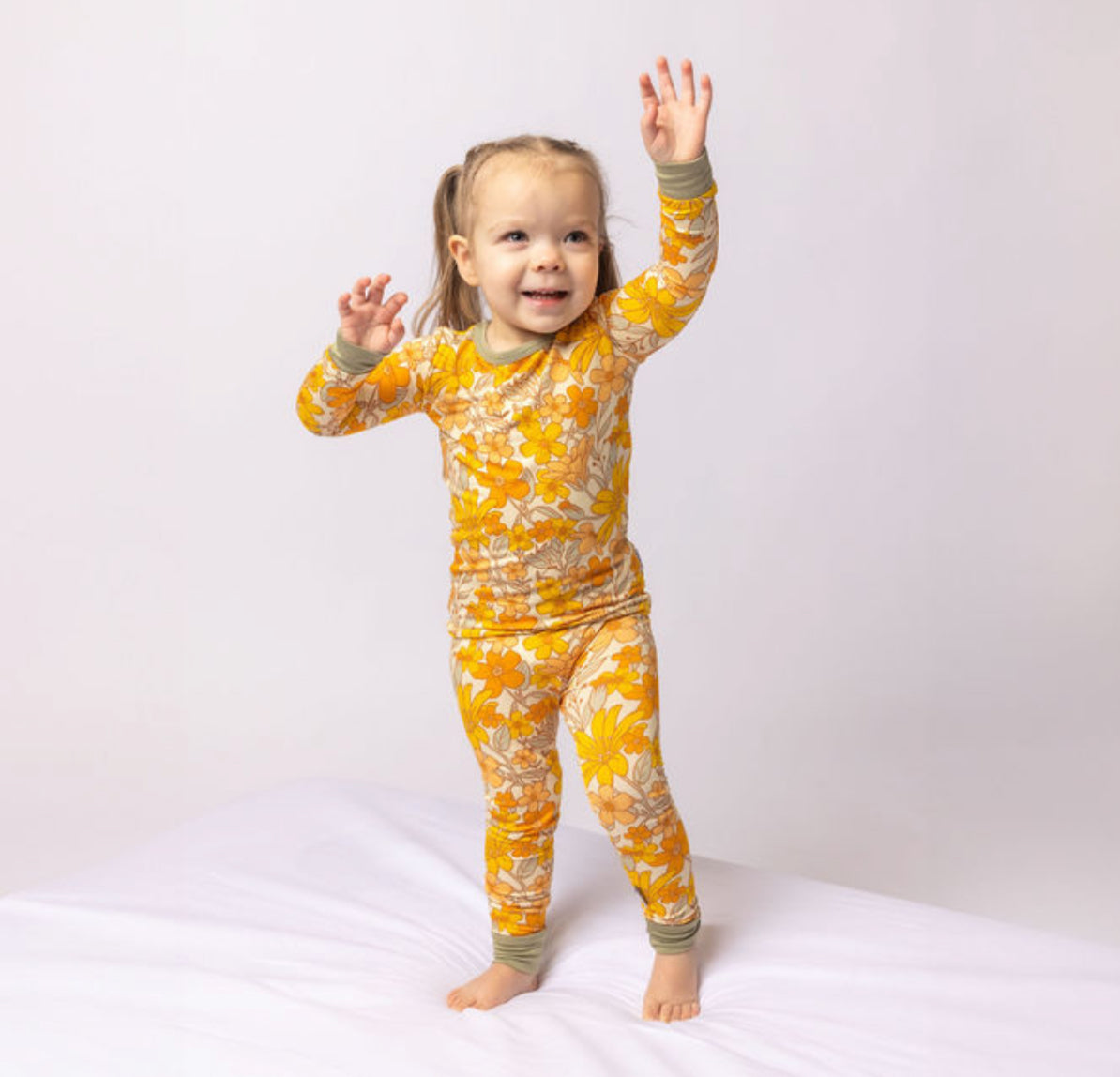 Fallin’ for Blooms Two Piece Jammie Set (18-24 mth- 5T)