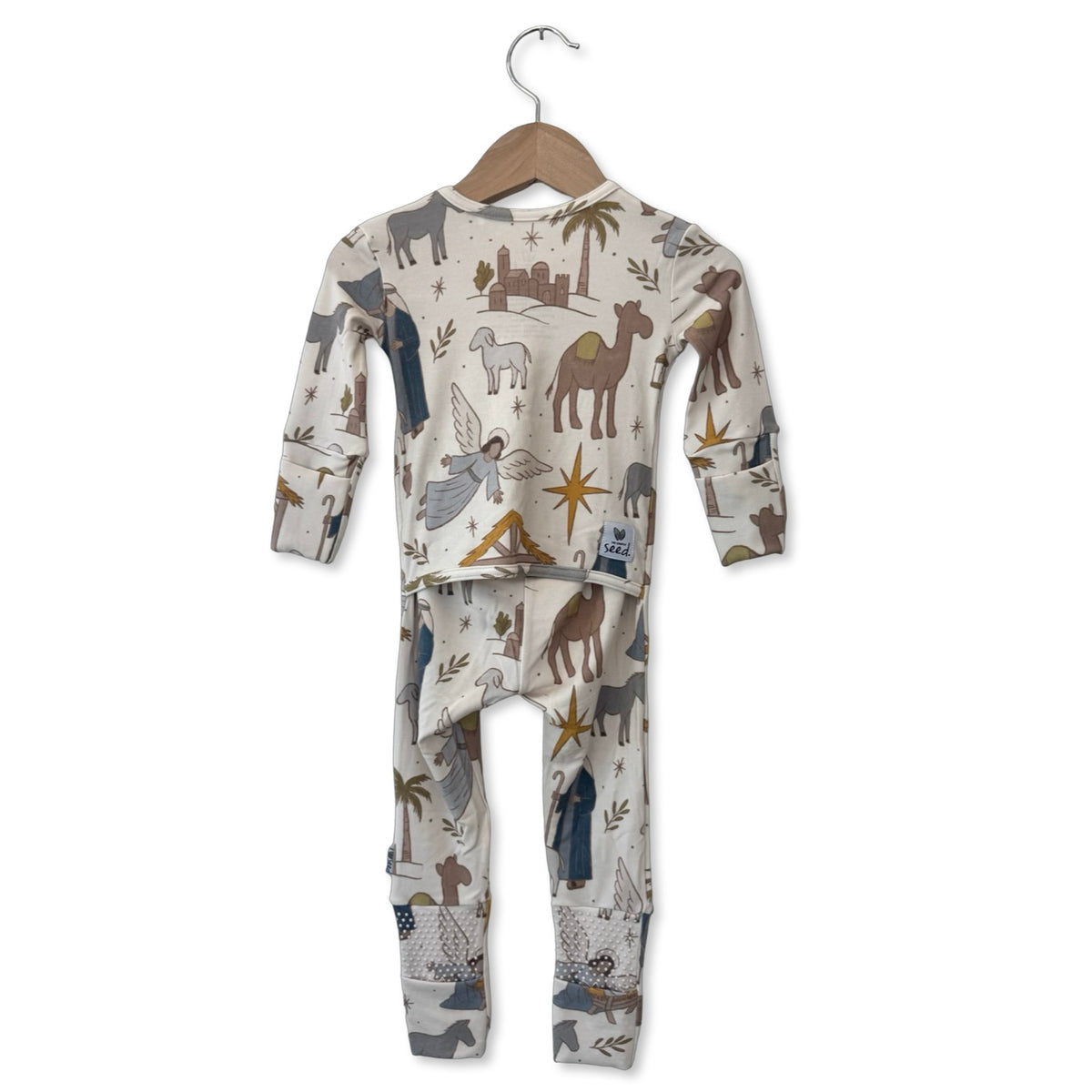 Away In The Manger Day to Night Romper Luxe Edition | Cotton Bamboo Blend