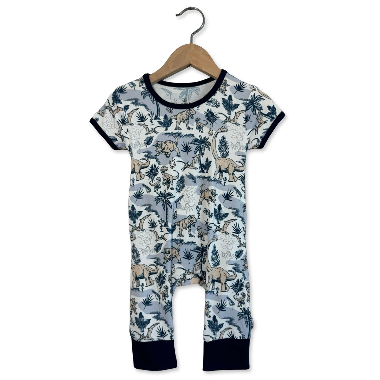 Jurassic Jungle Short Long Romper