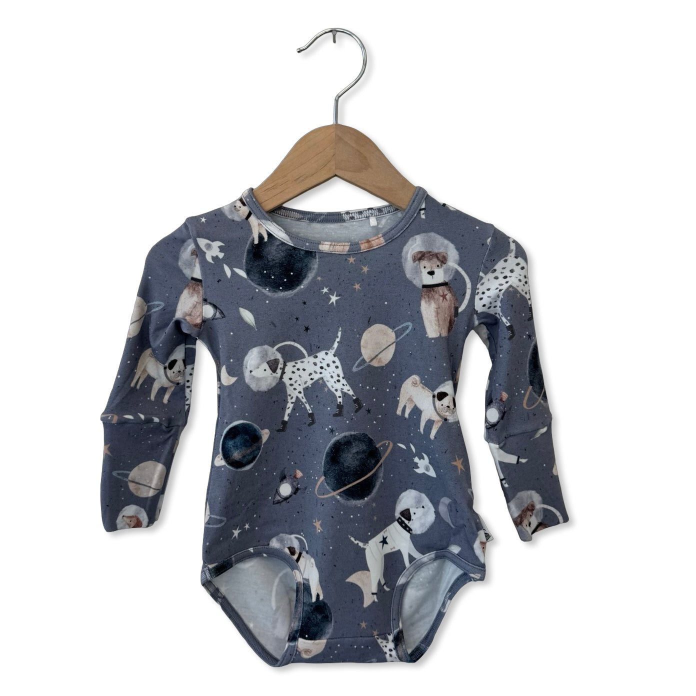 Space Paws Snuggle Bug Long Sleeve Bodysuit