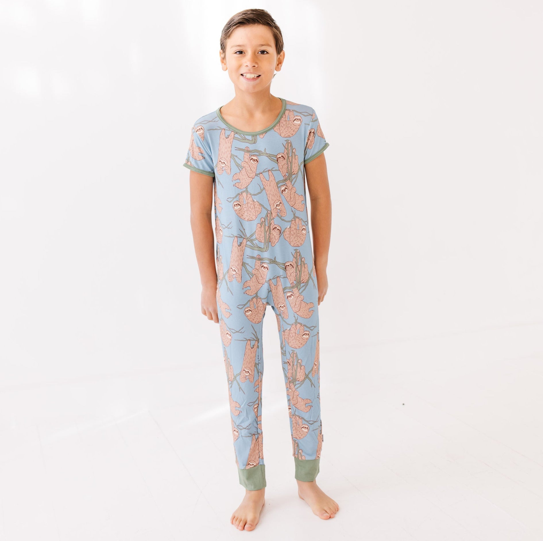 Don't Hurry, Be Happy Kid's Short Long Romper