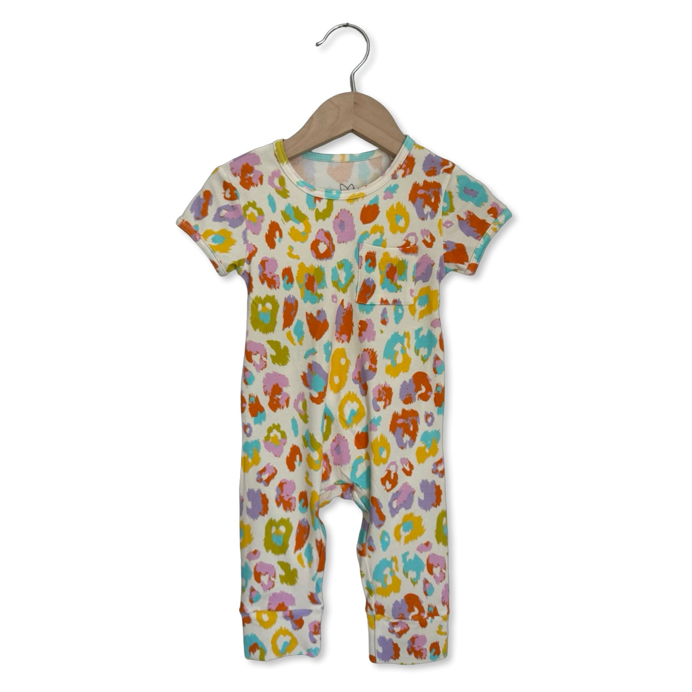 Color Me Wild Short Long Romper Luxe Edition | Cotton Bamboo Blend